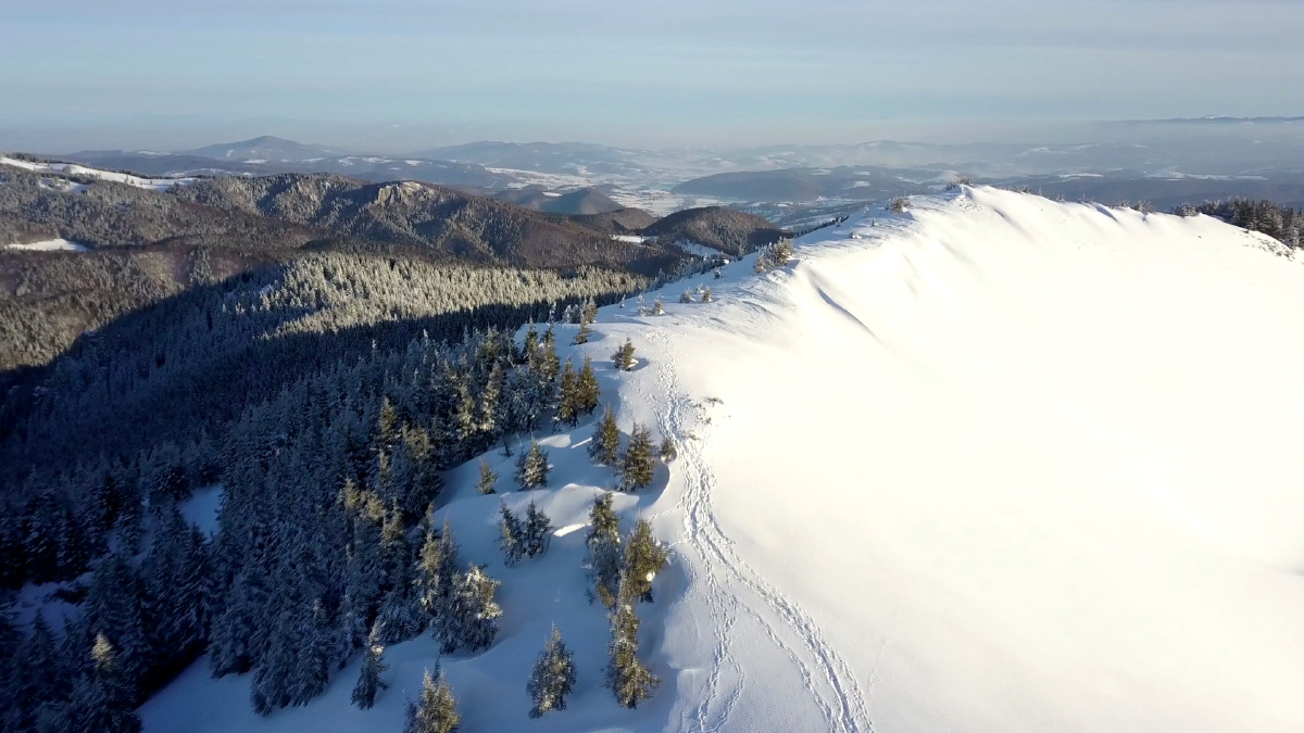 Vistas de Rumanía desde un dron