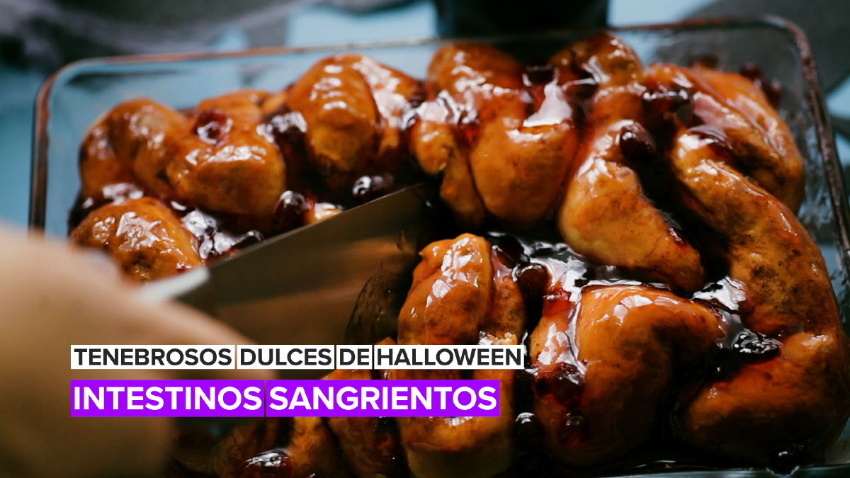 Tenebrosos dulces de Halloween: Intestinos sangrientos