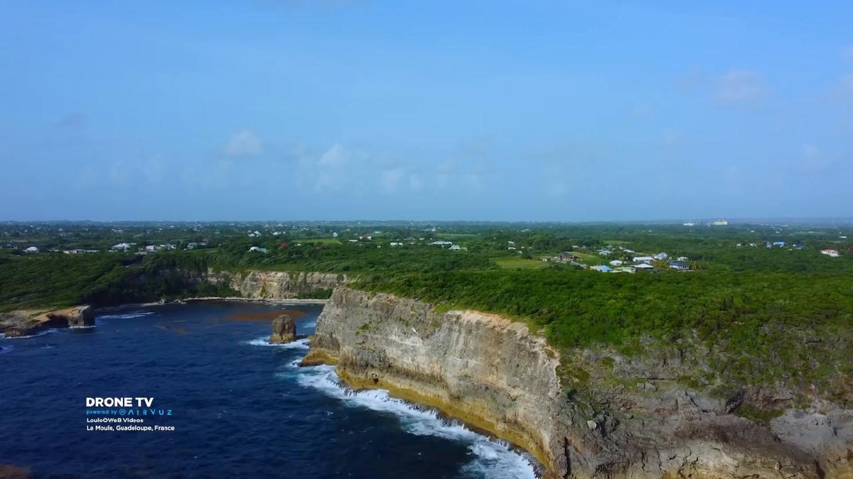 Vistas de las islas del Caribe desde un dron, parte 6