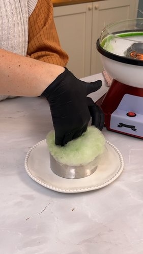 Sándwich de Helado de Algodón de Azúcar del Grinch