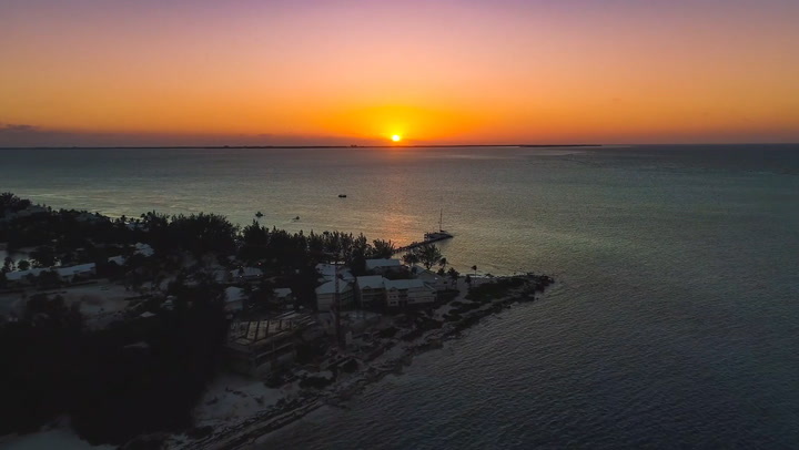 Vistas de las islas del Caribe con drones
