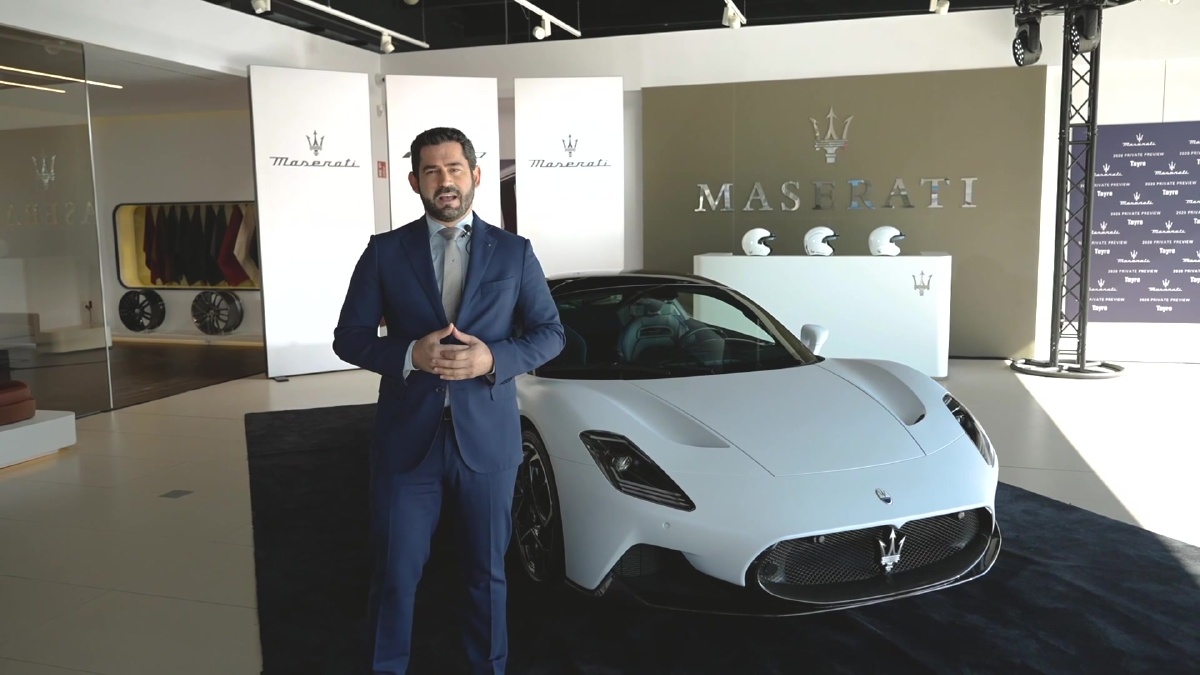 Dan García y el nuevo Maserati MC20
