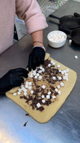 Rollitos de Brioche con S'more