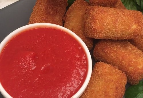 Mini canelones fritos