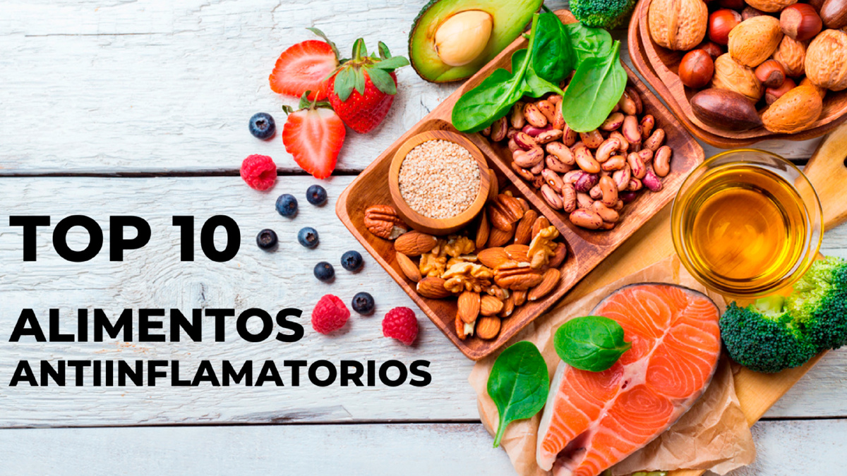 Descubre los 10 ALIMENTOS ANTIINFLAMATORIOS que deberías incorporar a tu dieta